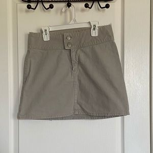 Grey denim skirt